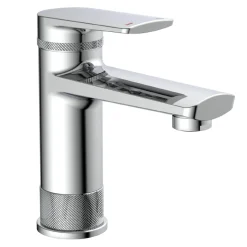 WT-Armatur Liverpool chrom Eco-Klick-Kartusche inkl.Push-Open-Garnitur ^ Schütte New