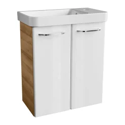 WT-Unterschrank GWC 52x61x27,5 AsEi/wei.Milano 2 Tueren, 1 Einlegeboden ^ Fackelmann Discount