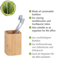 Zahnputzbecher, Mod. Bambusa ^ Wenko Best