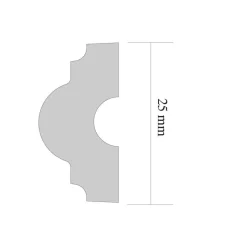 Zierleiste Melissa 1 x 2 m ^ Best