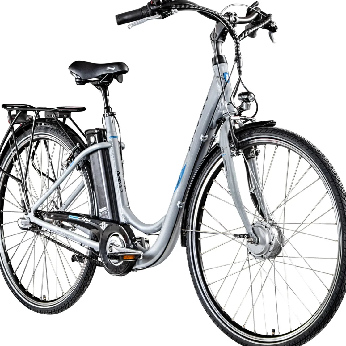 Zuendapp City E.Bike Green 2.7 28 ZollAkku am Sitzrohr ^ Zündapp