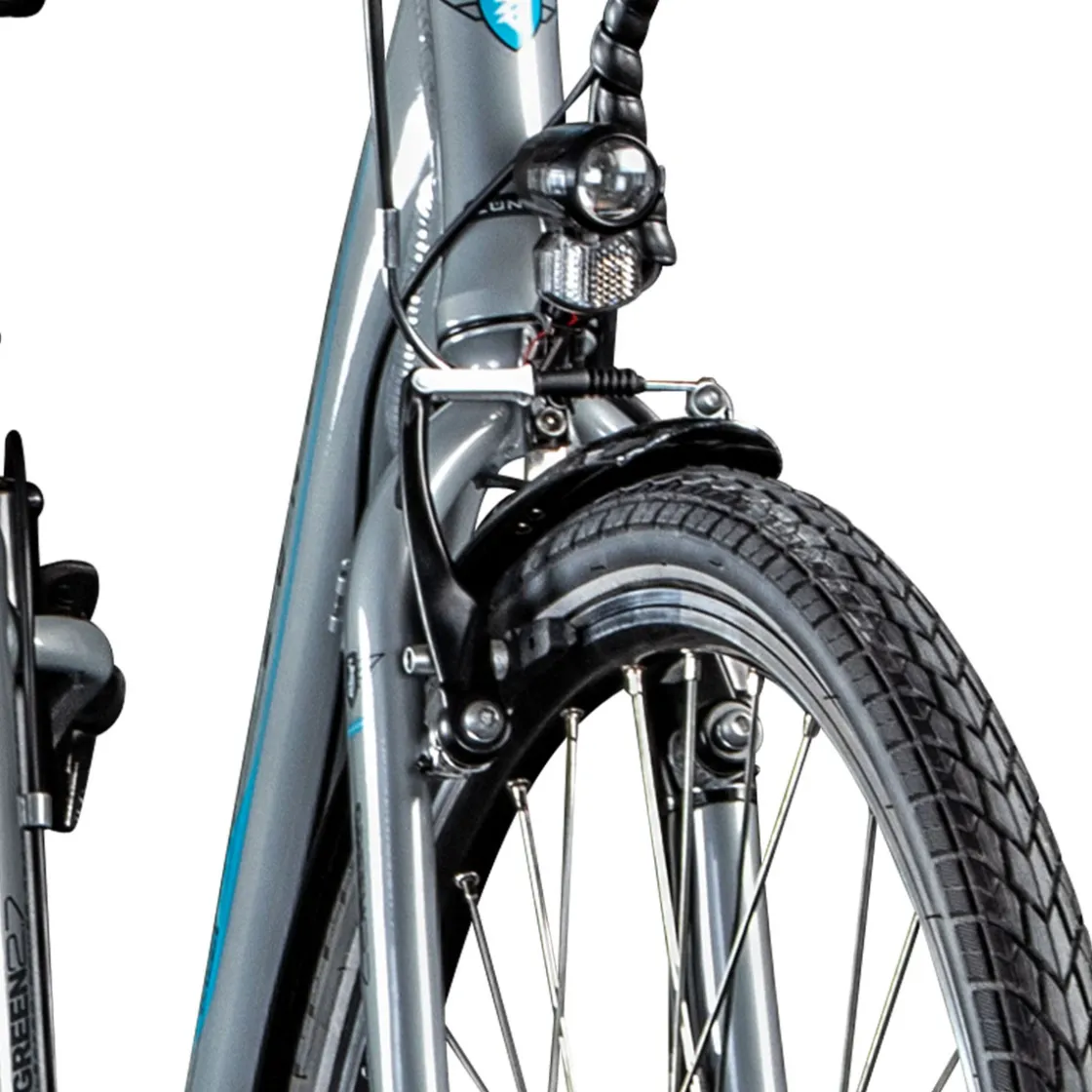 Zuendapp City E.Bike Green 2.7 28 ZollAkku am Sitzrohr ^ Zündapp